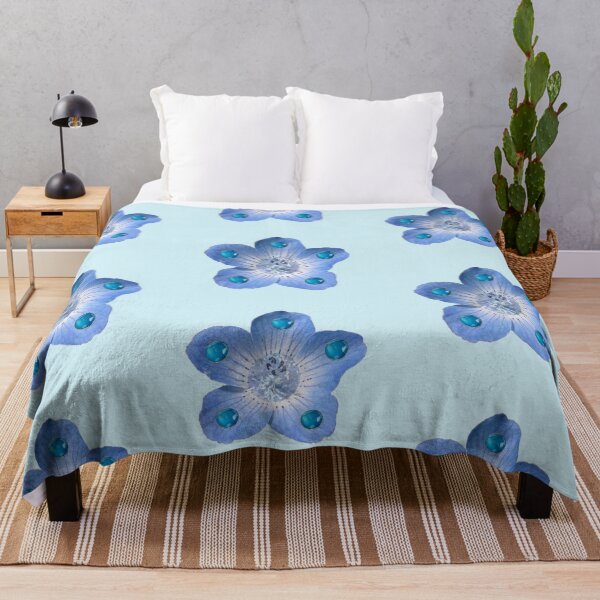 Item preview, Blue Gem Flower designed and sold by PopBubbleShop.