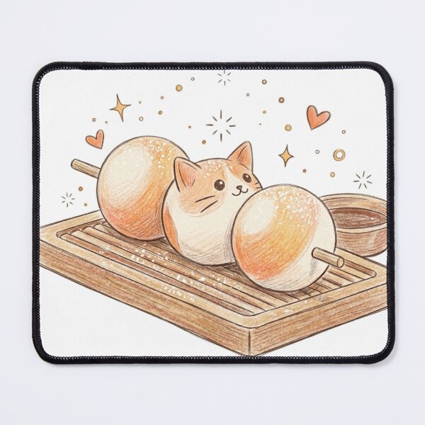 Item preview, Kawaii Mochi Cat Dango Treat Skewer designed and sold by Luckymoon2000.