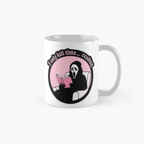 Item preview, Ghost Face Reader - I Only Kill Time Reading designed and sold by wingoo22.