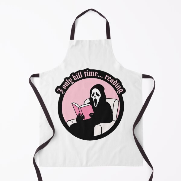 Item preview, Ghost Face Reader - I Only Kill Time Reading designed and sold by wingoo22.