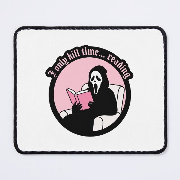 Item preview, Ghost Face Reader - I Only Kill Time Reading designed and sold by wingoo22.