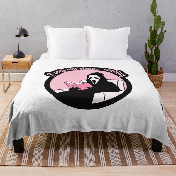 Item preview, Ghost Face Reader - I Only Kill Time Reading designed and sold by wingoo22.