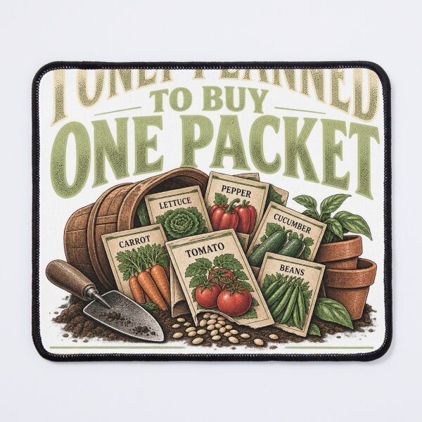 Item preview, I Only Planned to Buy One Packet – Seed Lover designed and sold by DIRT & HARVEST.