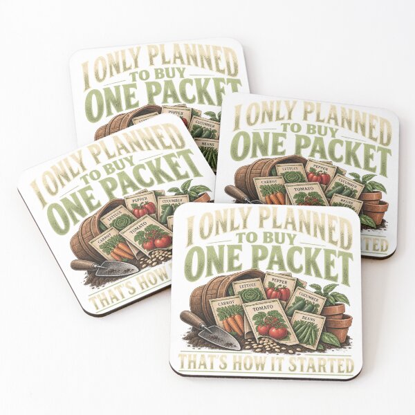 Item preview, I Only Planned to Buy One Packet – Seed Lover designed and sold by DIRT & HARVEST.