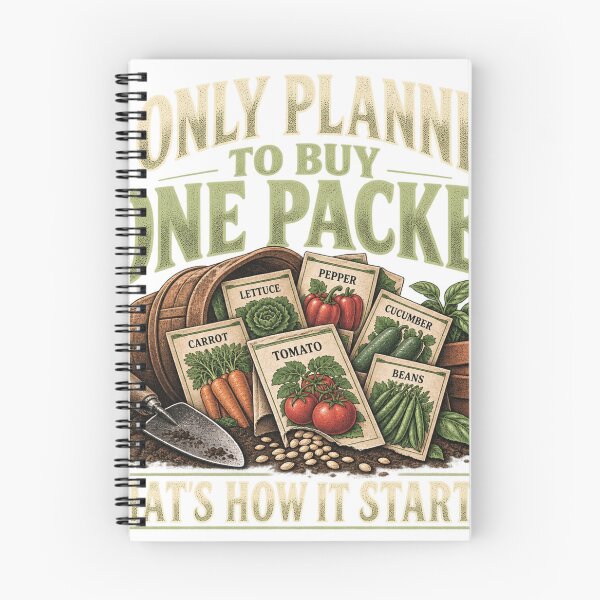 Item preview, I Only Planned to Buy One Packet – Seed Lover designed and sold by DIRT & HARVEST.