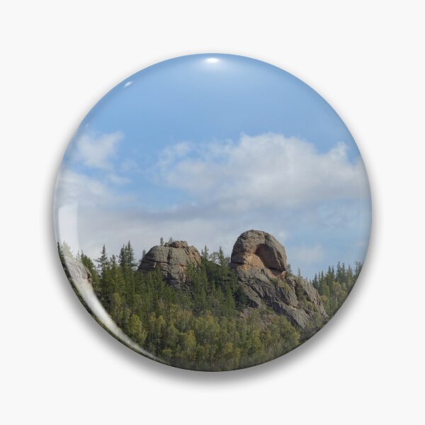 Item preview, Granite Outcrop Rising Above an Autumn Forest designed and sold by seunghus.