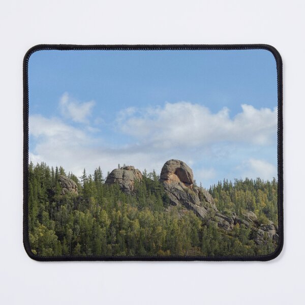 Item preview, Granite Outcrop Rising Above an Autumn Forest designed and sold by seunghus.