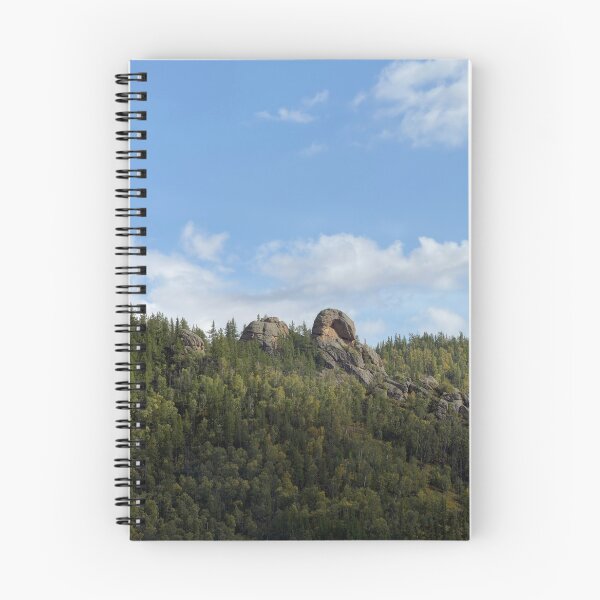 Item preview, Granite Outcrop Rising Above an Autumn Forest designed and sold by seunghus.