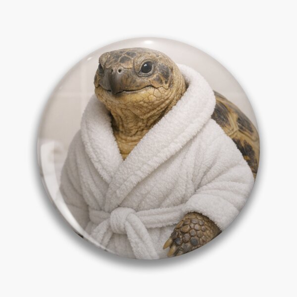 Item preview, Russian Tortoise White Bathrobe designed and sold by Sillytoe.