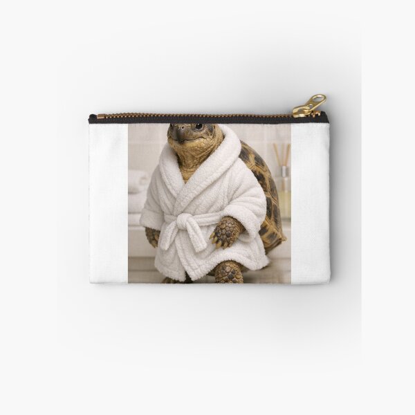 Item preview, Russian Tortoise White Bathrobe designed and sold by Sillytoe.