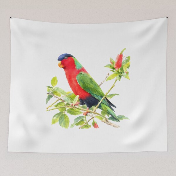 Item preview, Collared Lory (Phigys solitarius) designed and sold by HOMETOWN86.