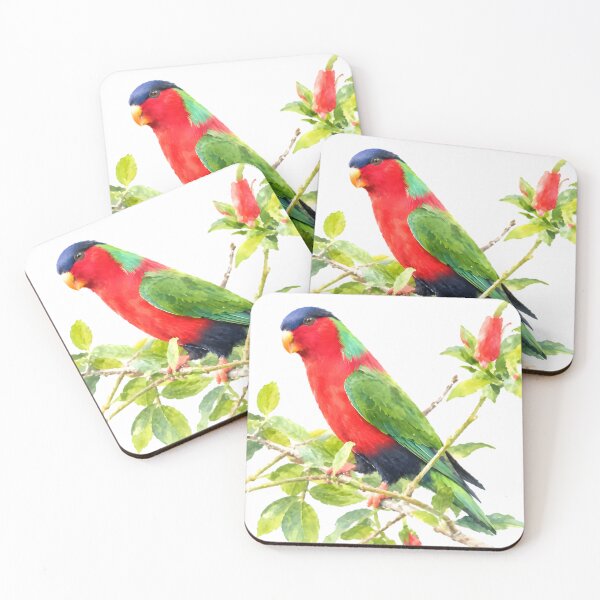 Item preview, Collared Lory (Phigys solitarius) designed and sold by HOMETOWN86.