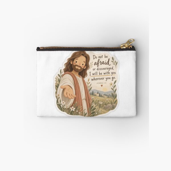 Item preview, Do Not Be Afraid – Joshua 1:9 Christian Jesus Watercolor  designed and sold by Vivalavidashop.