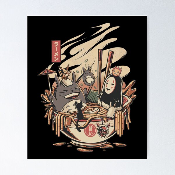 Item preview, Anime Spirits Noodle Bowl Feast designed and sold by DARREARKER.