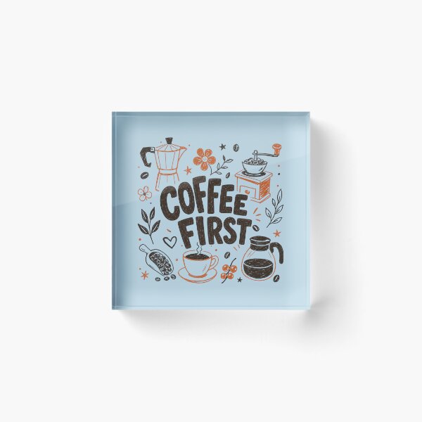 Item preview, Coffee First Morning Caffeine Ritual designed and sold by NosandEdgy.