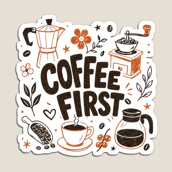 Item preview, Coffee First Morning Caffeine Ritual designed and sold by NosandEdgy.