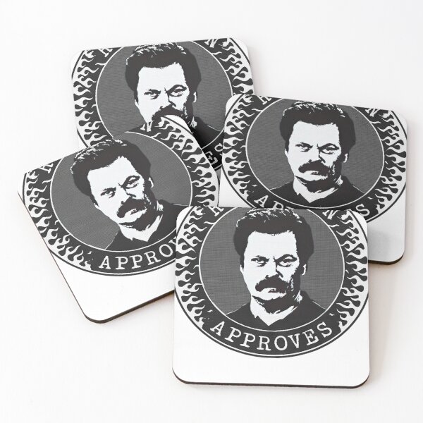 Item preview, Ron Swanson Approves  designed and sold by PurpleVibeBabe.