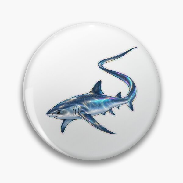 Item preview, Holographic Thresher Shark Galaxy Sticker designed and sold by KenworksDigital.