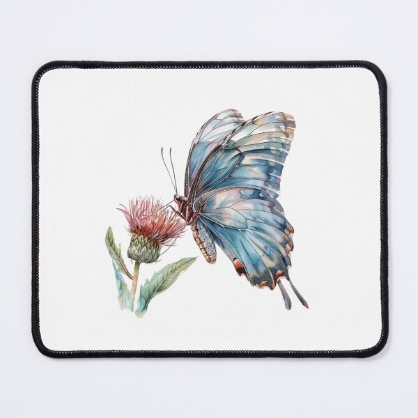 Item preview, Blue Butterfly | Elegant Nature Aesthetic Art designed and sold by Mandayartstudio.
