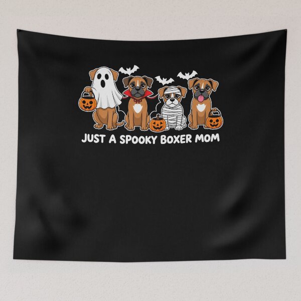 Item preview,  Just A Spooky Boxer Mom Halloween Ghost Mummy designed and sold by markbauch.