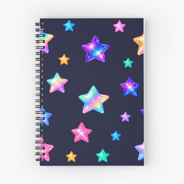Item preview, Rainbow Galaxy Star Sticker Pack – Kawaii Glitter Stars designed and sold by HO•Designs.
