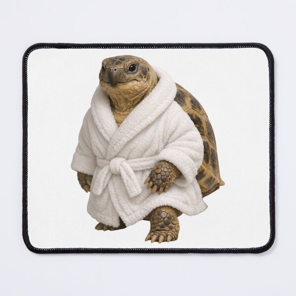 Item preview, Russian Tortoise Fluffy Bathrobe designed and sold by Sillytoe.