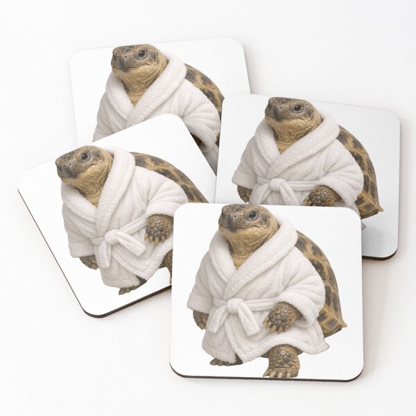 Item preview, Russian Tortoise Fluffy Bathrobe designed and sold by Sillytoe.