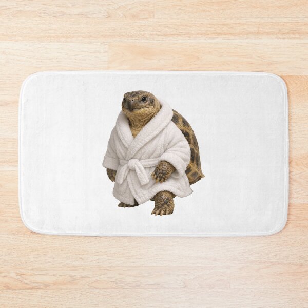 Item preview, Russian Tortoise Fluffy Bathrobe designed and sold by Sillytoe.