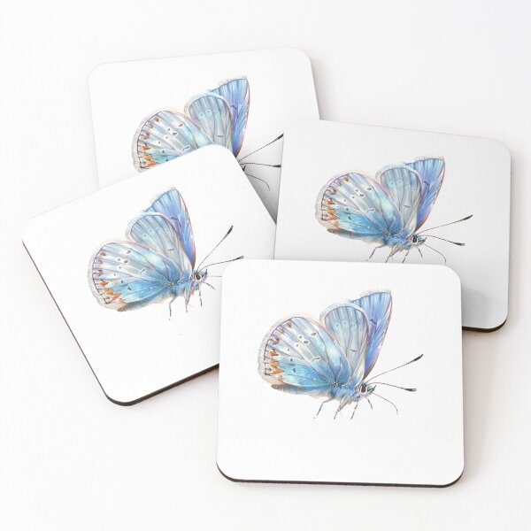 Item preview, Blue Butterfly | Elegant Nature Aesthetic Art designed and sold by Mandayartstudio.