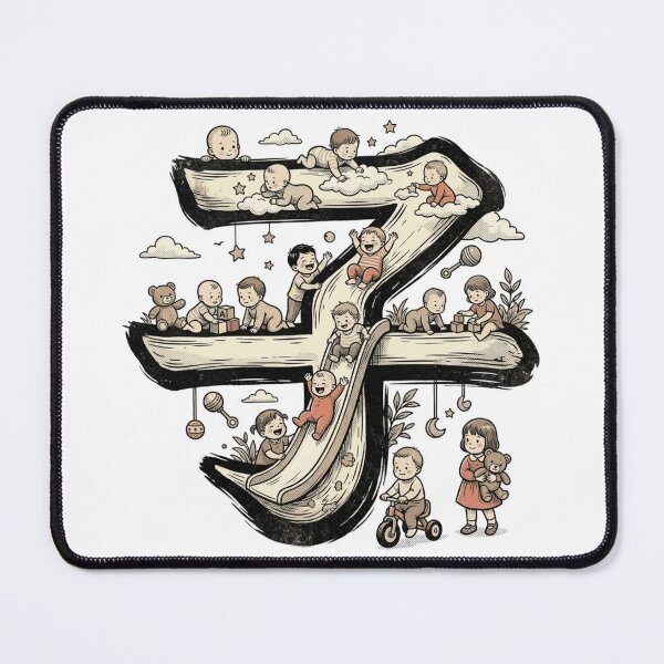 Item preview, Japanese Kanji Child Playground Vintage Typography Art designed and sold by mood-draftsman.