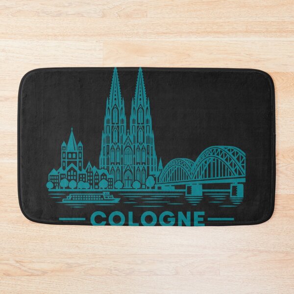 Item preview, Cologne Germany Line Art Skyline Poster designed and sold by CMYKStudio.