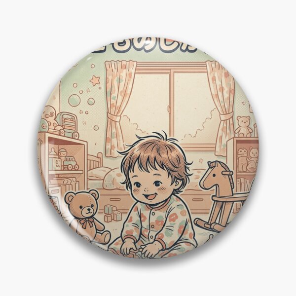 Item preview, Childhood Play Dream Grow Japanese Vintage Retro Storybook Poster Art designed and sold by mood-draftsman.