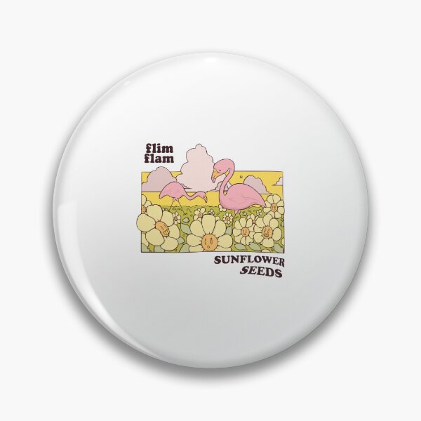 Item preview, Retro Flim Flam Sunflower Seeds Flamingo Design designed and sold by Patriclves.