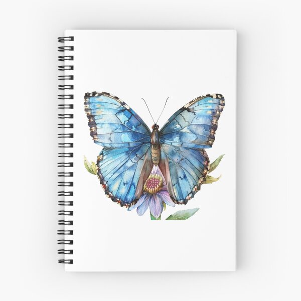 Item preview, Blue Butterfly | Elegant Nature Aesthetic Art designed and sold by Mandayartstudio.