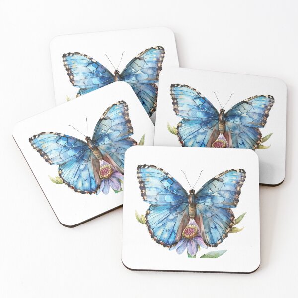 Item preview, Blue Butterfly | Elegant Nature Aesthetic Art designed and sold by Mandayartstudio.
