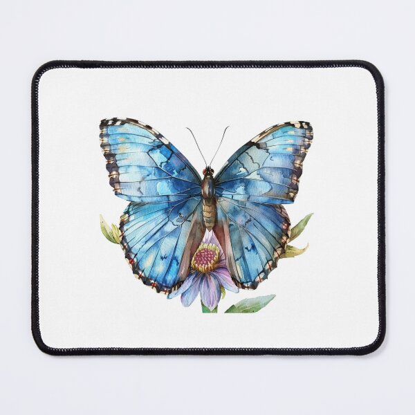 Item preview, Blue Butterfly | Elegant Nature Aesthetic Art designed and sold by Mandayartstudio.