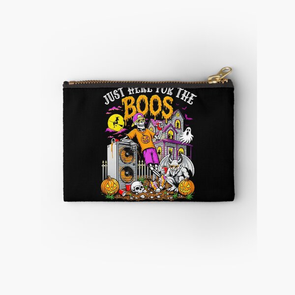 Item preview,  Just Here For The Boos Halloween Skeleton Cat Haunted House designed and sold by markbauch.