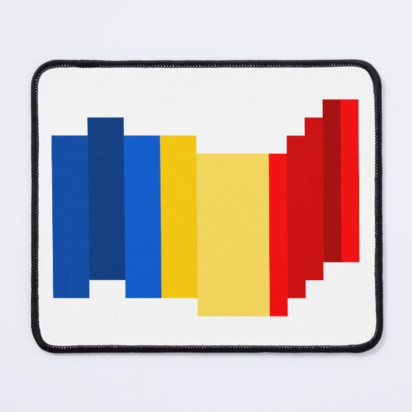 Item preview, Pixel Civilandorra Flag designed and sold by HarveyHandcraftsandDesigns.