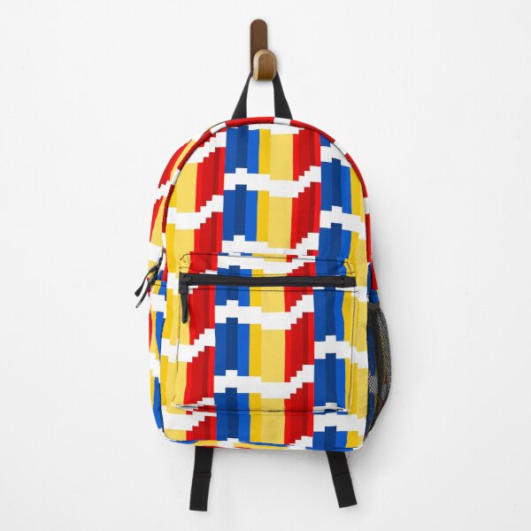 Item preview, Pixel Civilandorra Flag designed and sold by HarveyHandcraftsandDesigns.