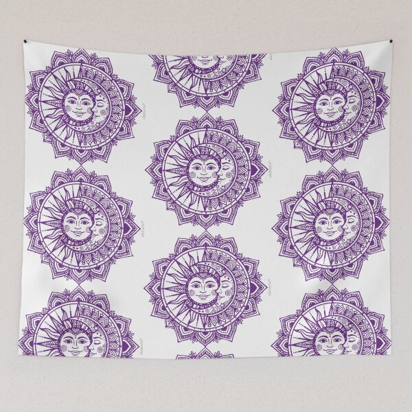 Item preview, Sun and Moon Mandala designed and sold by xdiseno.