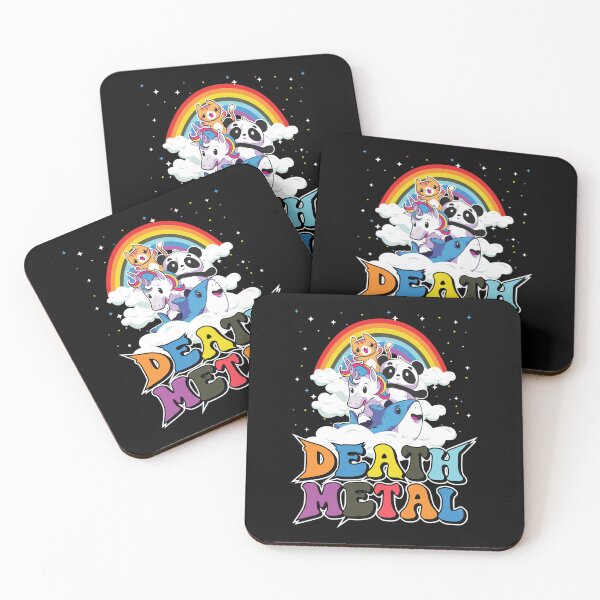 Item preview, Cute Kawaii Animals Death Metal Rainbow designed and sold by DARREARKER.
