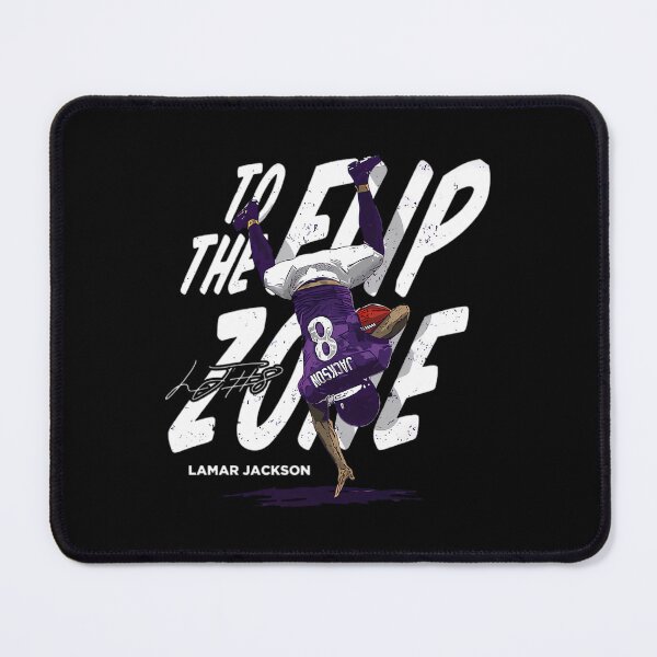 Item preview, Lamar Jackson Flip to the End Zone designed and sold by AnoukLoiselle.