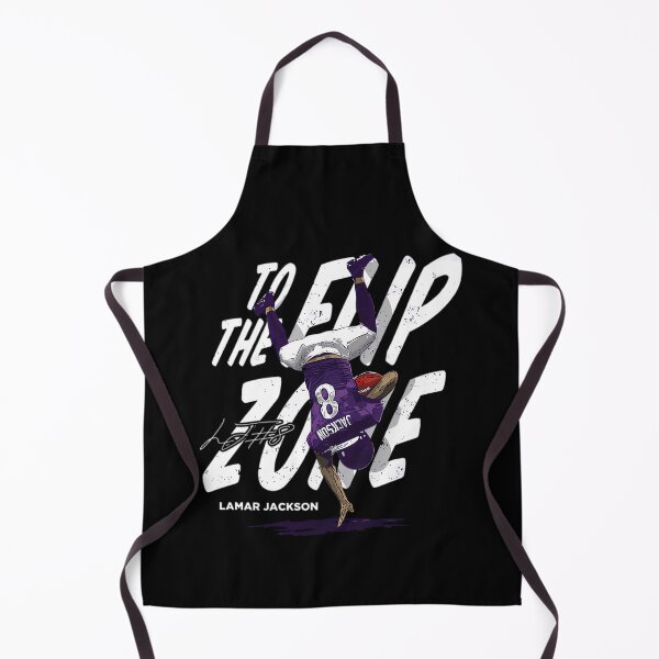 Item preview, Lamar Jackson Flip to the End Zone designed and sold by AnoukLoiselle.