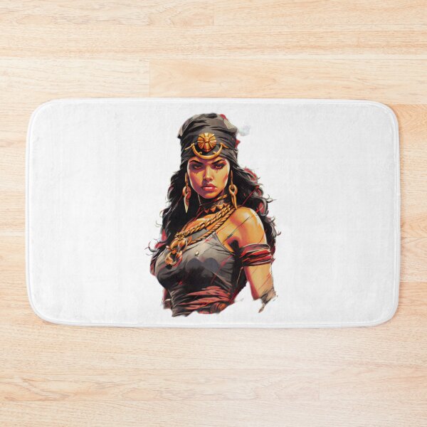 Item preview, Vintage Fantasy Woman Warrior Portrait designed and sold by BrandonArtWorld.