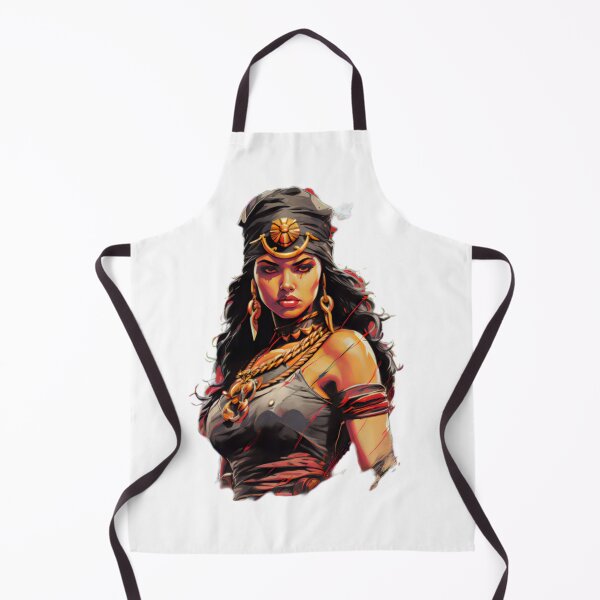 Item preview, Vintage Fantasy Woman Warrior Portrait designed and sold by BrandonArtWorld.