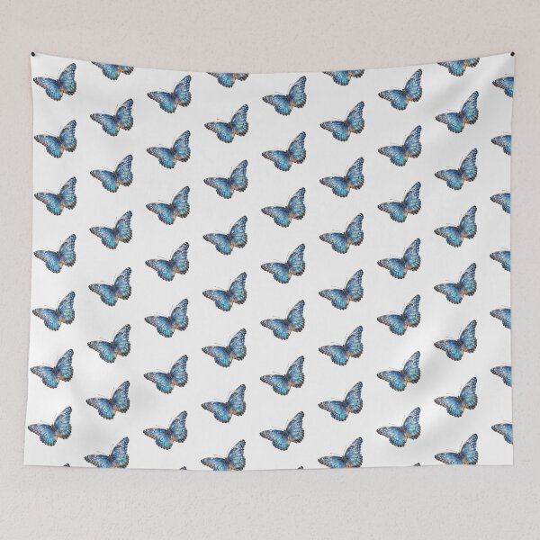 Item preview, Blue Butterfly | Elegant Nature Aesthetic Art designed and sold by Mandayartstudio.