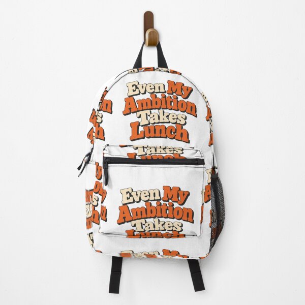 Item preview, Even My Ambition Takes Lunch Retro Letter Art designed and sold by Bikivuno.