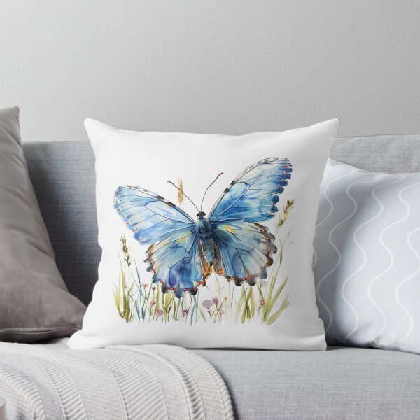 Item preview, Blue Butterfly | Elegant Nature Aesthetic Art designed and sold by Mandayartstudio.