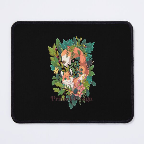 Item preview, Cute Fox Peekaboo in Forest Flowers designed and sold by Patriclves.