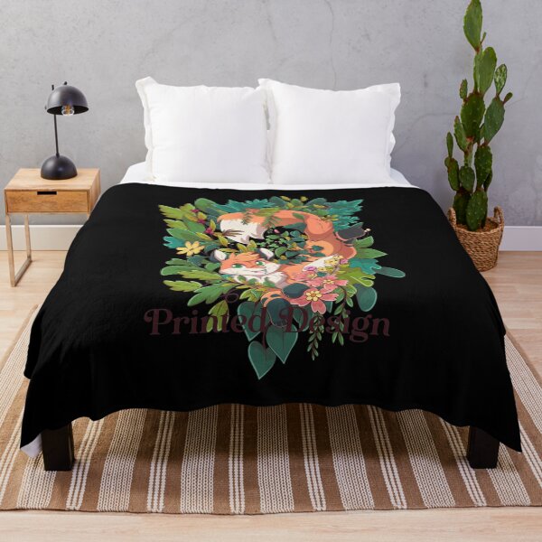 Item preview, Cute Fox Peekaboo in Forest Flowers designed and sold by Patriclves.
